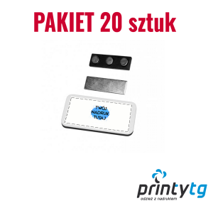 Identyfikator prostokątny MDF