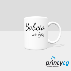 kubek dla babci z napisem