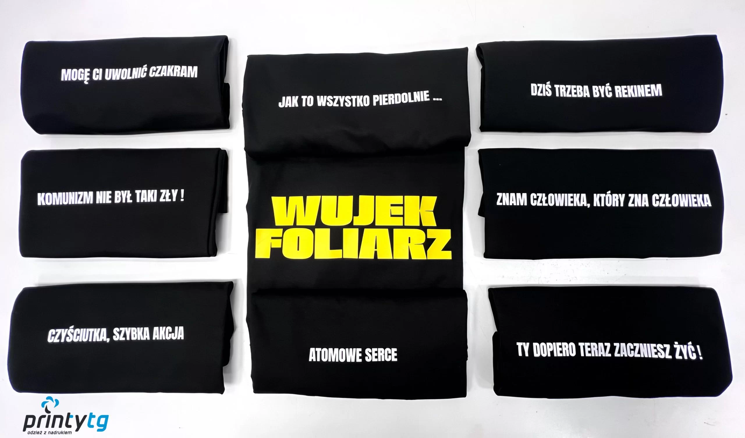 Producent koszulek i kubków z logo firmy dla filmu Wujek Foliarz - printyTG Producent koszulek i kubków z logo firmy dla filmu Wujek Foliarz - printyTG