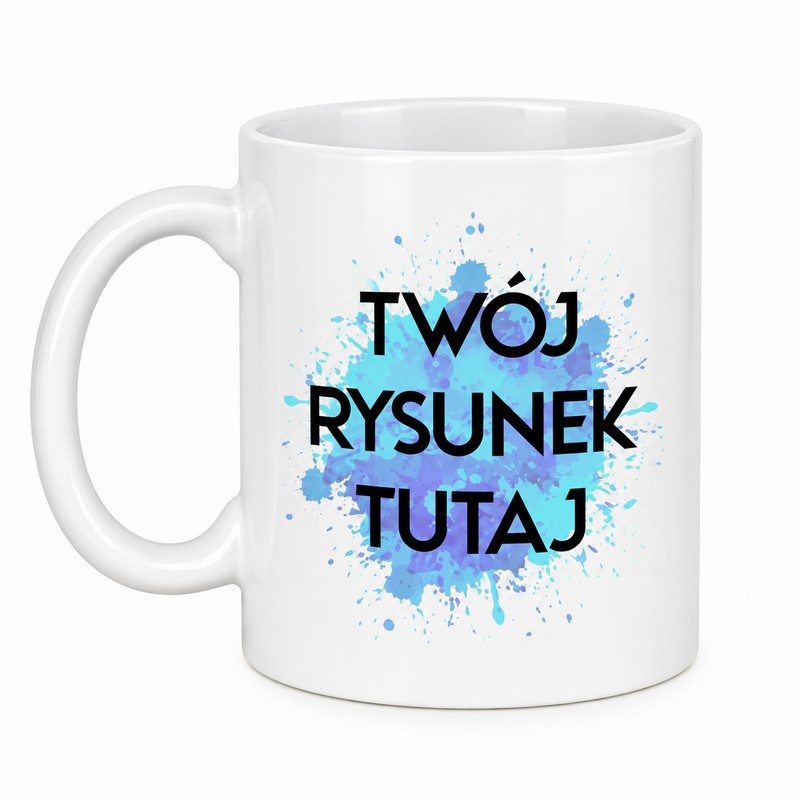 Personalizowany kubek ceramiczny z rysunkiem Twojego dziecka – nadruk sublimacyjny