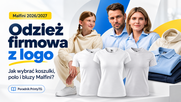 Odzież firmowa z logo Malfini 2026/2027 – koszulki, polo i bluzy