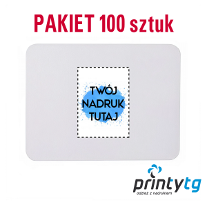 pakiet 100 szt. - Podkładka pod mysz 23,5 × 19,7 cm